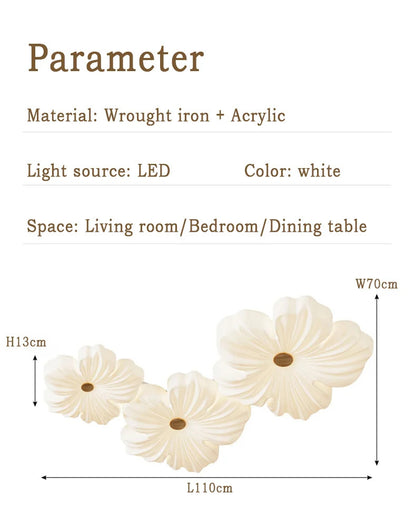 Nordic Flower Shape Ceiling Lights