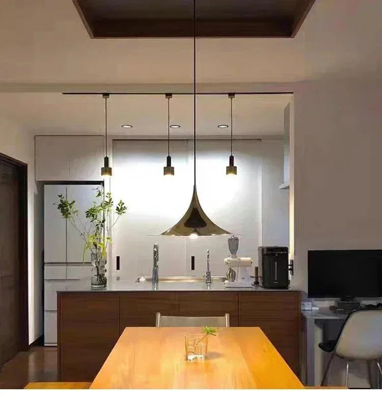 Modern French Designer LED Pendant Light for Dining Table Study Lamp Nordic Danish Restaurant Bar Counter Simple Decor Lighting