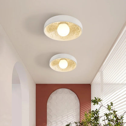 French Resin Ceiling Light Balcony Bedroom Corridor Lighting Fixture