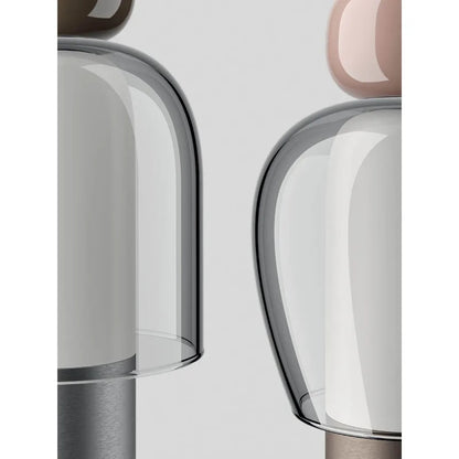 Modern Living Room Decoration Ornaments USB Charging Lamp Minimalist Study Master Bedroom Daughter's Room Glass Desk LED Lamp