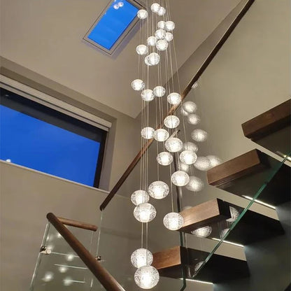Crystal Bubbles Balls Pendant Lamp