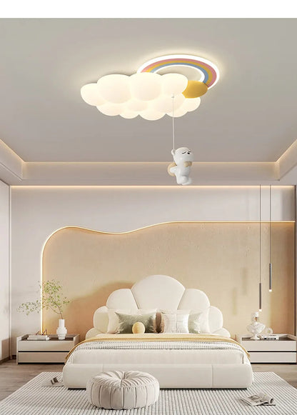 Cloud Child Stylish Ceiling Lights Bedroom Home Decor Lighting Luster Fixture