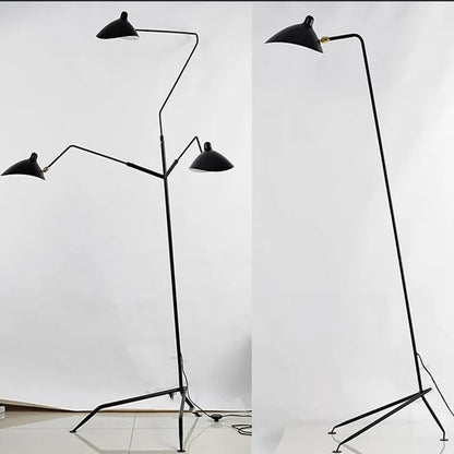 Serge Mouille floor lamp designer Living room Tripod Table lamp