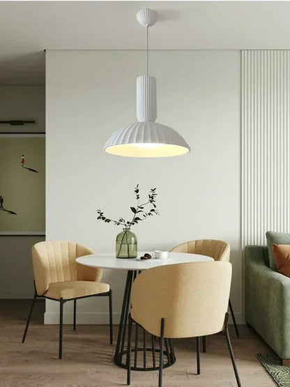 French Gypsum Pendant Light Nordic Designer Restaurant Chandelier