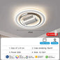 Invisible leafless LED ceiling fan light bedroom hotel remote control hanging lamp
