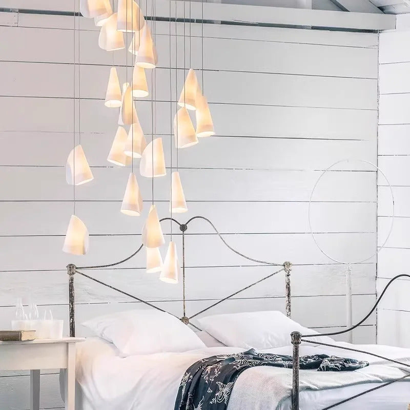 Nordic Minimalist ceramics chandelier Canada designer artistic creativity pendant lamp