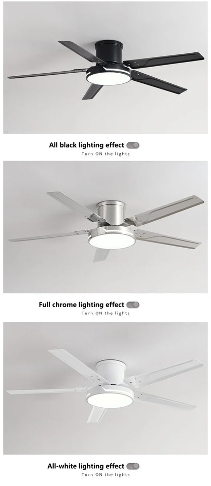 42/52-inch low-floor ceiling fan with pure copper motor fan