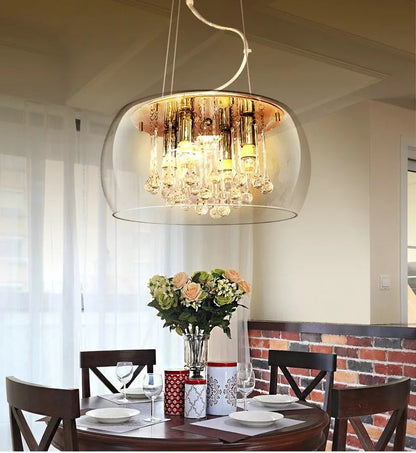 Nordic pendant lamp Luxury Glass Light Fixture crystal pendant lighting