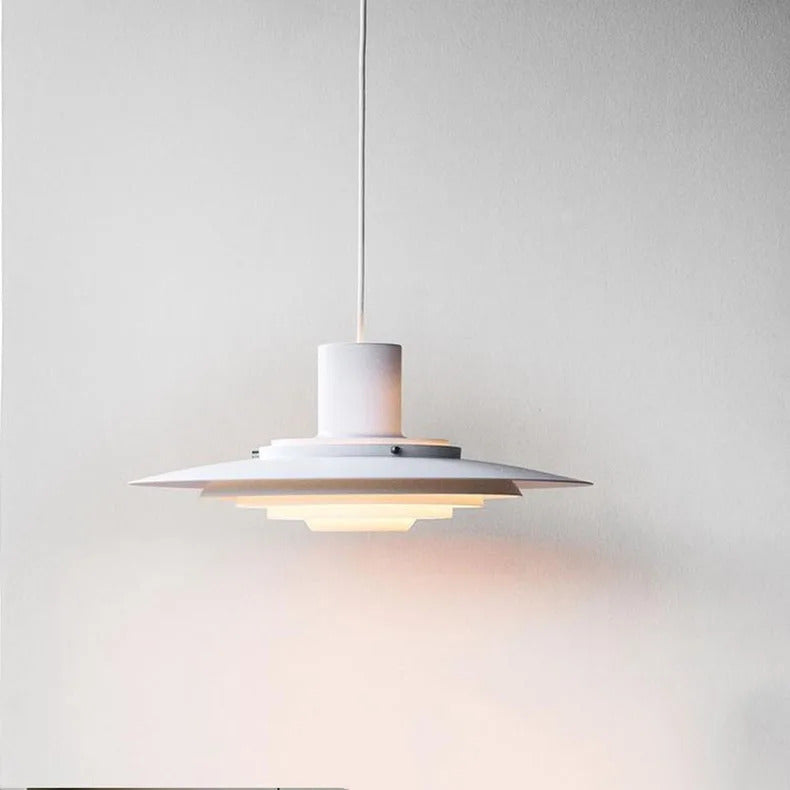 White Silver Aluminium E27 Pendant Lights Art Design For Dining Kitchen Bar Bedroom Cord Adjustable Hanglamp 110-220V