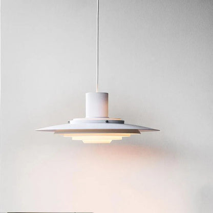 White Silver Aluminium E27 Pendant Lights Art Design For Dining Kitchen Bar Bedroom Cord Adjustable Hanglamp 110-220V