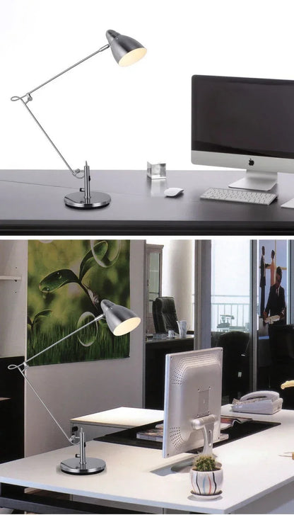 Swing Long Arm Table Lamp Flexible Adjustable Aluminum Desk Light with E27 Bulb led floor lamp