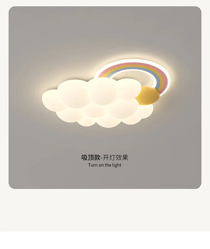 Cloud Child Stylish Ceiling Lights Bedroom Home Decor Lighting Luster Fixture