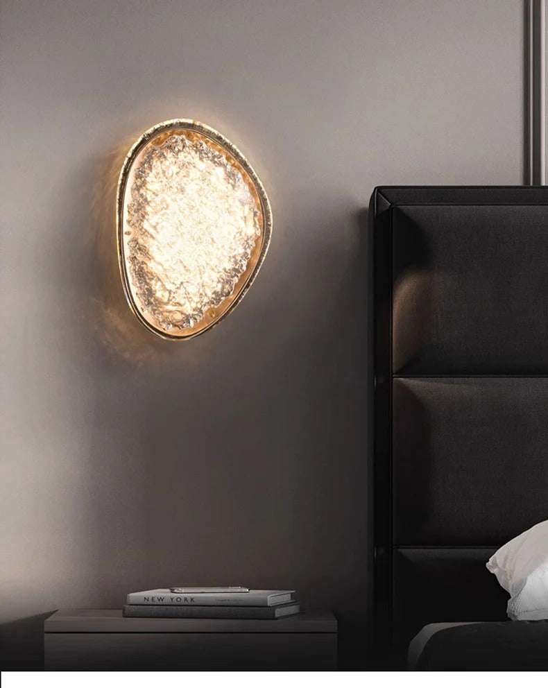 Platinum Art Wall Lamp Modern Creative Design Pebble Corridor wall lighting LED