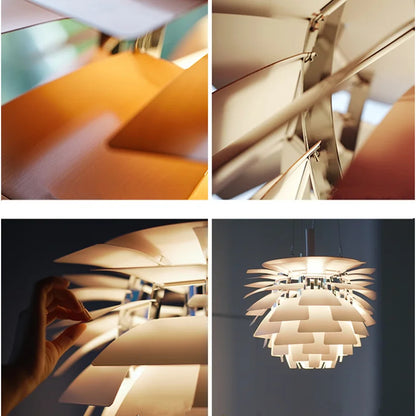 louis poulsen artichoke pendant light kitchen island lighting