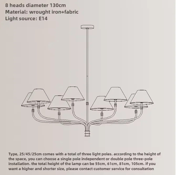 American Chandelier Collins Round Pendant Light