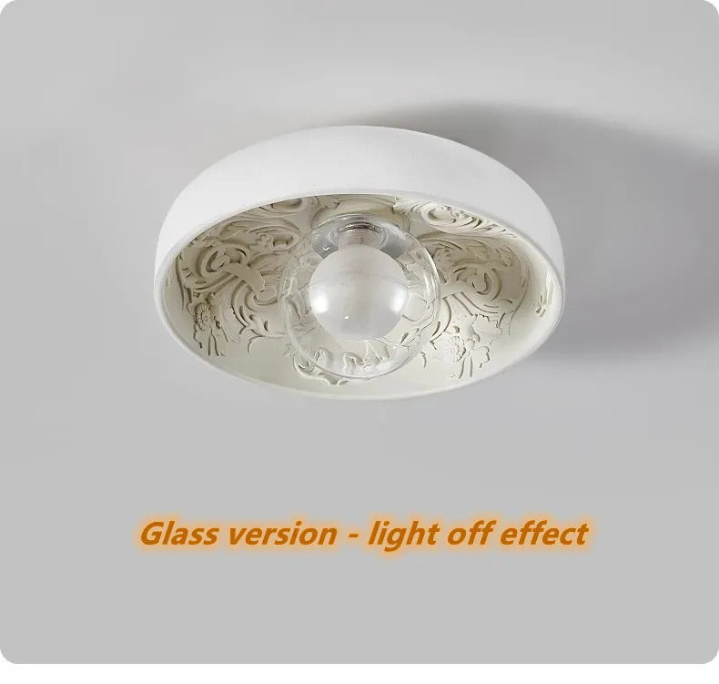 French Resin Ceiling Light Balcony Bedroom Corridor Lighting Fixture