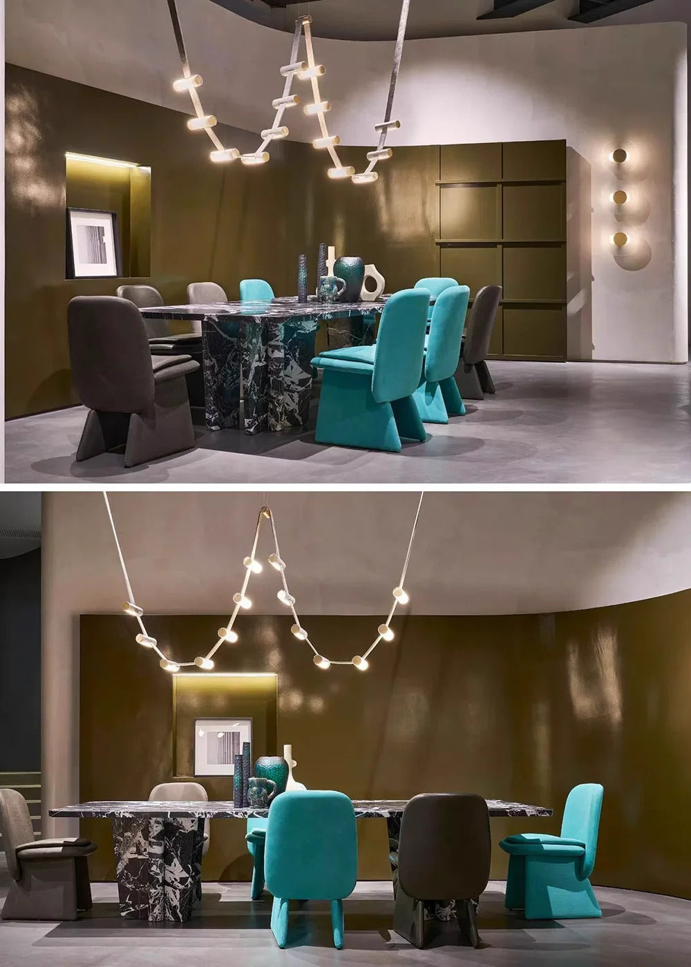 Nordic Leather Chandelier Designer Lighting