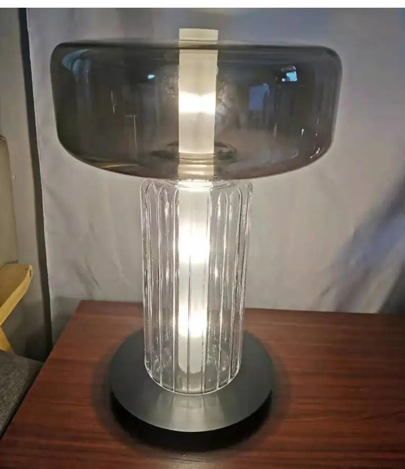 Living room designer desk lamp Nordic minimalist personality creative glass internet celebrity art bedside bedroom desk lamp