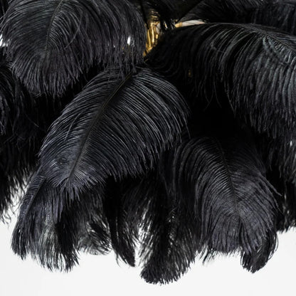 Ostrich Feather Chandelier Decor hall light