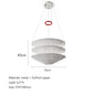 Designer Wabi Sabi Pendant Light Japanese Paper Pendant Lamp