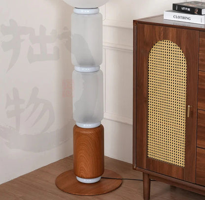 Italy Design LED Floor Lights Heavy Glass Modern Bright Floor Lamps