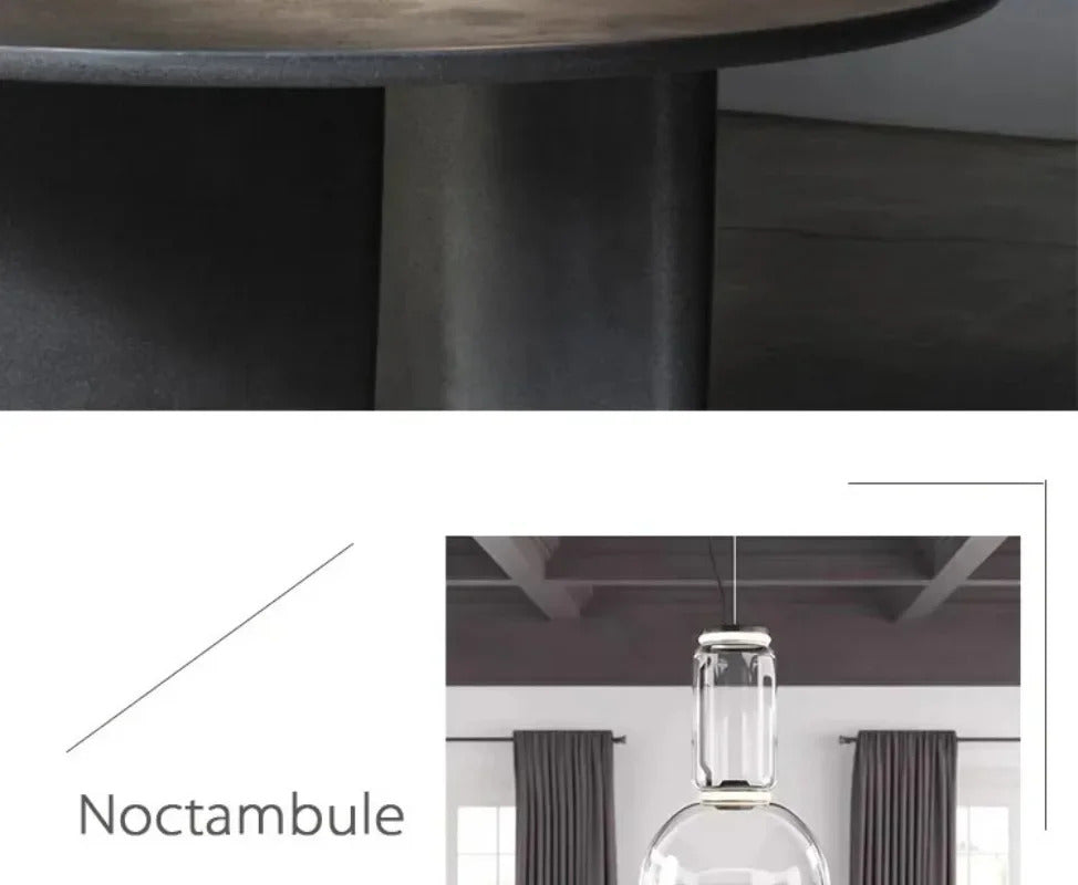 Italian Designer Glass Lampshade Pendant Light Minimalist LED Chandelier for Living Room Dining Table Home Decor