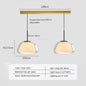 Nordic Glass Jellies Design Hanging Lamp Indoor Dining Living Room Pendant Light