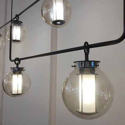 Bai Chandelier Postmodern crossbar design glass ball light