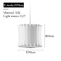 Japanese pendant light white design minimalist lamp Silk Cloth Light