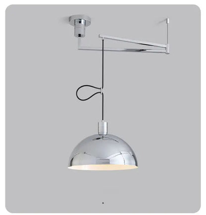 Bauhaus Telescoping Pendant Light Nordic Rocker Arm Movable swing hanging Lamps