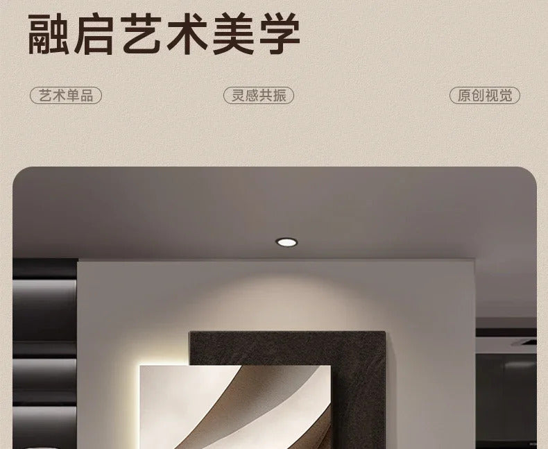 Italy Designer Geometric Wall Lamp Square Mounted Background Hallway Sconce lighting