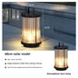 Modern Simple Clear Glass Landscape Lights Lantern Garden Solar Outdoor Light Courtyard Lawn Balcony Decoration Floor Lights