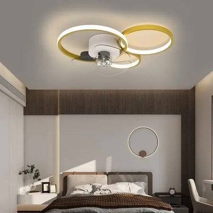 Nordic Ceiling Fan Lamp Home Living Room Modern Minimalist Restaurant Ceiling Lamp