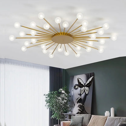 Modern glass ceiling light Living room kitchen light fixtures