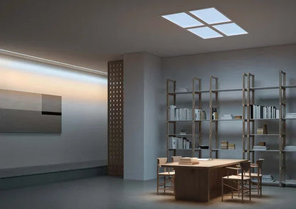 Blue sky ceiling light Kids room semi flush mount ceiling light