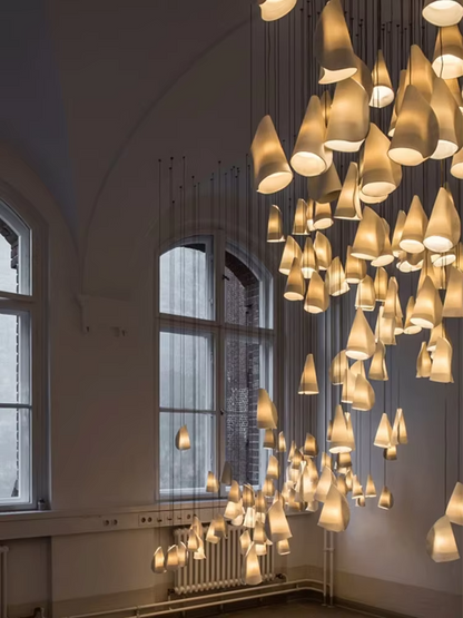 Nordic Minimalist ceramics chandelier Canada designer artistic creativity pendant lamp