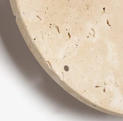 Creative Cave Stone Clock Wall Lamp Wabi Sabi Background Wall Light sconce