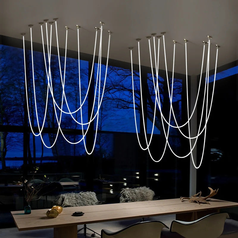 Tracer Loop Chandelier design interieur Light