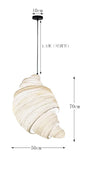 Japanese Staircase Pendant Lamp Creative Personality Art Croissant LED Chandelier