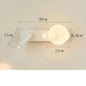 Nordic minimalist bedside wall light Modern moon with spotlights Adjustable wall lamps