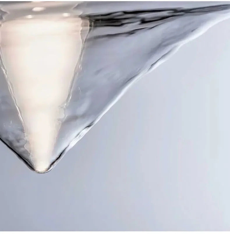 Modern Simple Bedside Table Lamp Nordic Light Luxury Radar Design Model Living Room Bedroom Bedside Light Glass Decorative LED