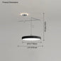 Dining table light modern chandelier Round Reading Desk Light