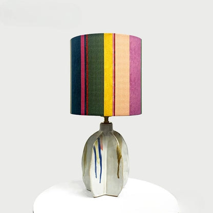 New Modern Color Blocking Art Carambola Ceramics LED Table Lamp Romantic Home Lighting Decoration Bedroom Study Desk Lights