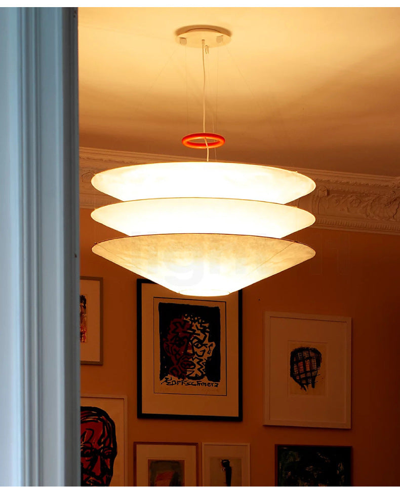 Designer Wabi Sabi Pendant Light Japanese Paper Pendant Lamp