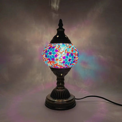 Turkish mosaic glass Table Lamp home bedside table lamp
