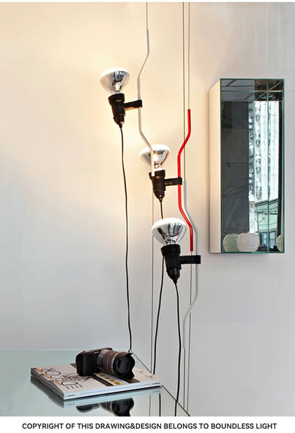 Italian Parentesi Pendant Lamp Modern Parlor Corner Lamp