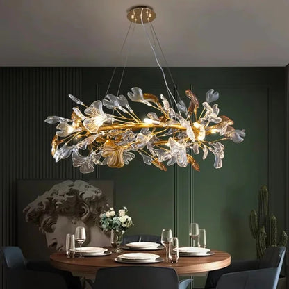 Gingko Cascade Chandelier 