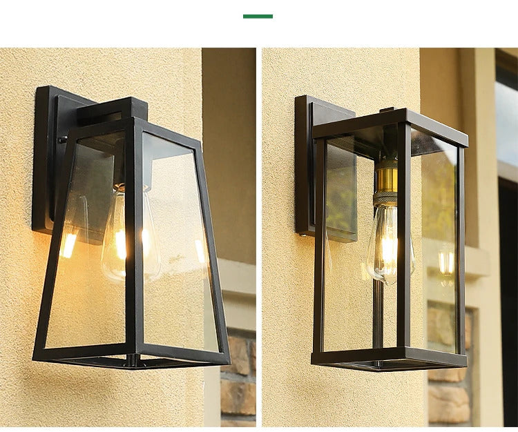 Outdoor Waterproof Wall Lamp Modern Villa Corridor Garden Exterior Lamp Wall light