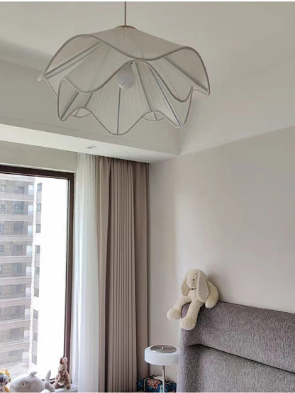 Lia Pendant lamp Nordic white fabric pendant light