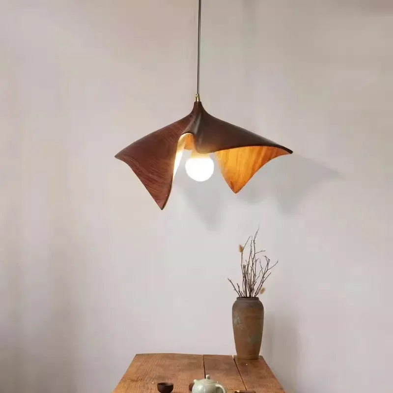 Candeeiro suspenso retro japonês de design exclusivo para restaurantes, mesa de jantar redonda moderna e minimalista, candeeiro suspenso artístico para balcão de bar. 